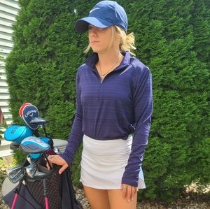 Callaway Long Sleeve  zip front Golf Pull Over